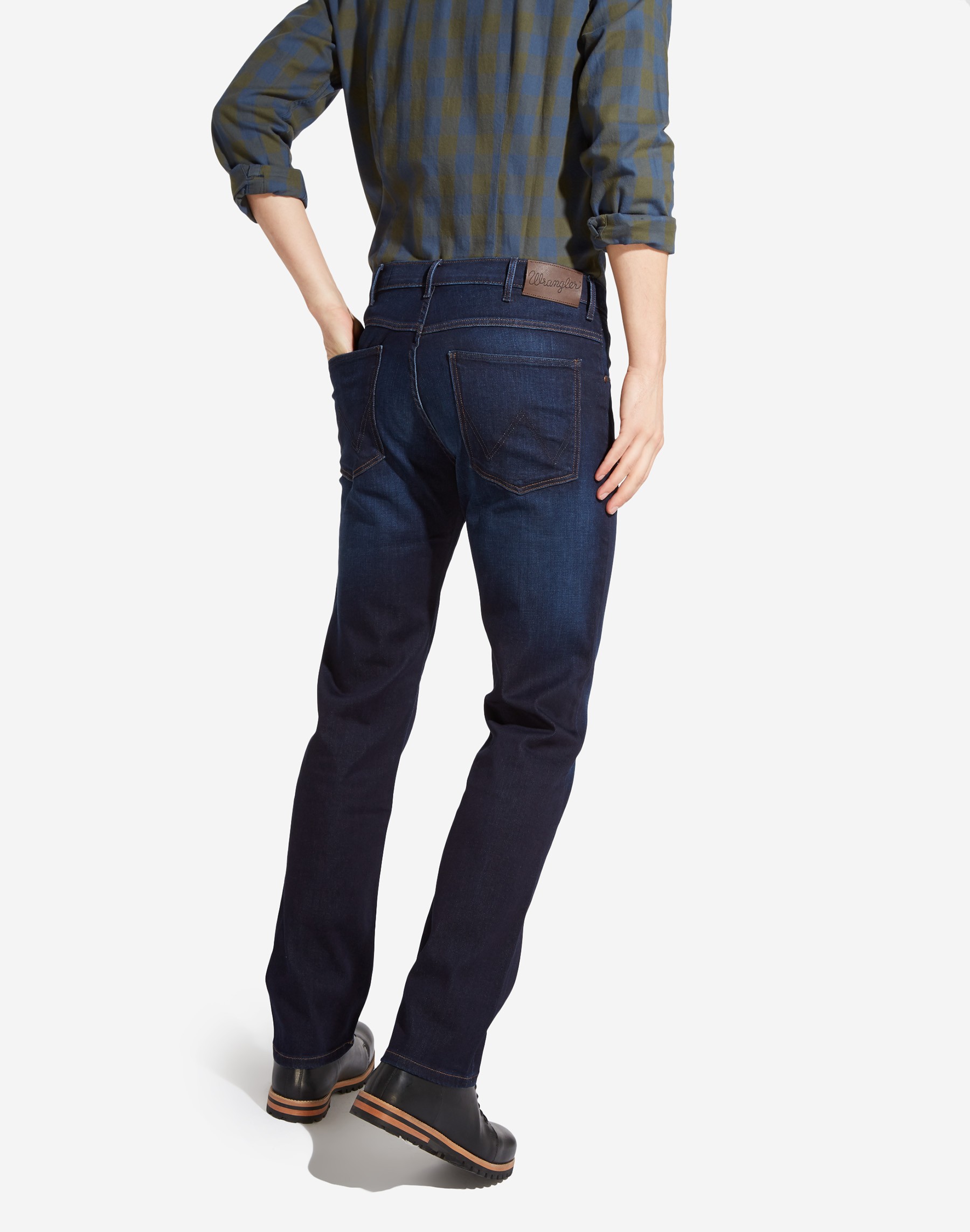 HOMME WRANGLER ARIZONA Jeans-Soft Lux Denim Stretch-Classique Coupe ...